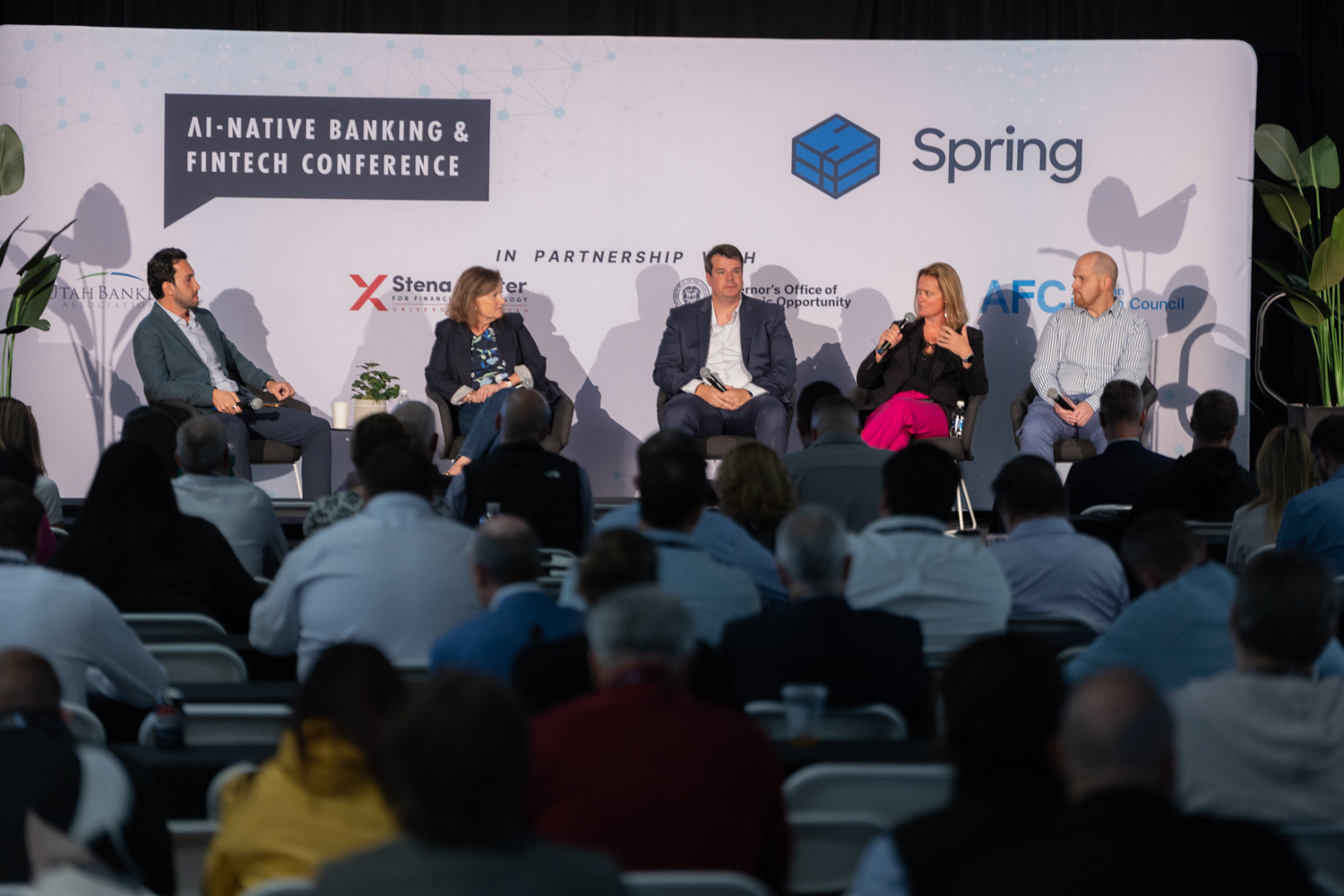 Conference session with audience